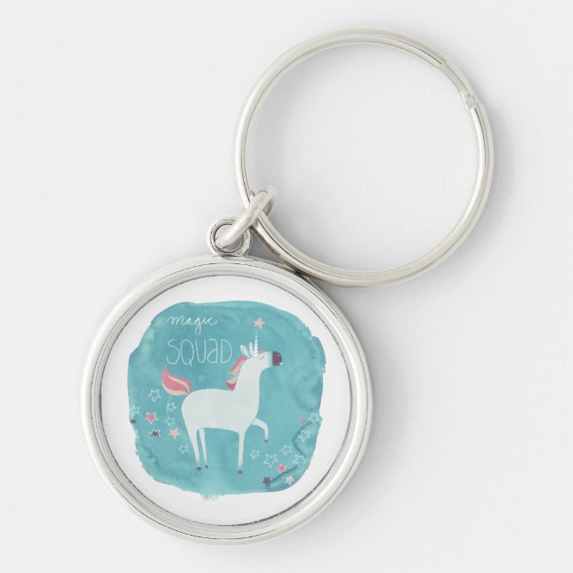 Magic Unicorn Squad Keychain (Front)