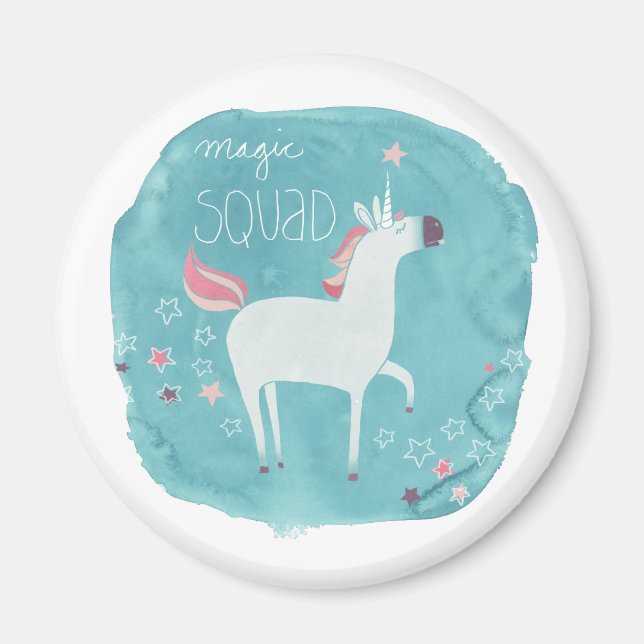 Magic Unicorn Squad Magnet (Front)