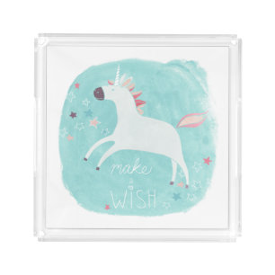 Magic Unicorn Squad - Make a Wish Acrylic Tray