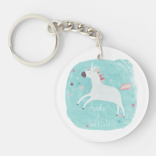 Magic Unicorn Squad - Make a Wish Keychain (Front)
