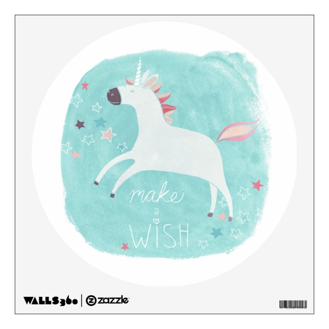 Magic Unicorn Squad - Make a Wish Wall Decal (Front)