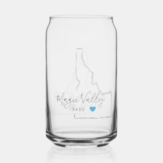 Magic Valley Idaho Drinking Glass