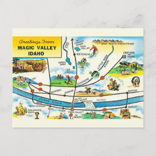 Magic Valley Idaho Greeting Postcard