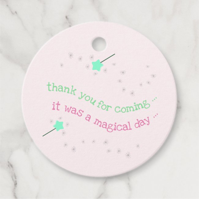 Magic Wand Babyshower 'Thank You'