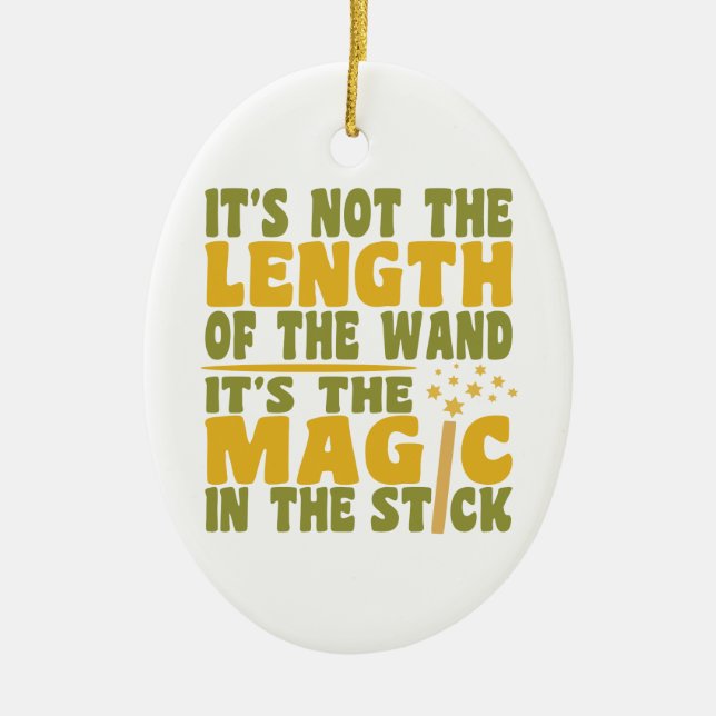 MAGIC WAND custom ornament (Front)