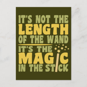 MAGIC WAND custom postcard