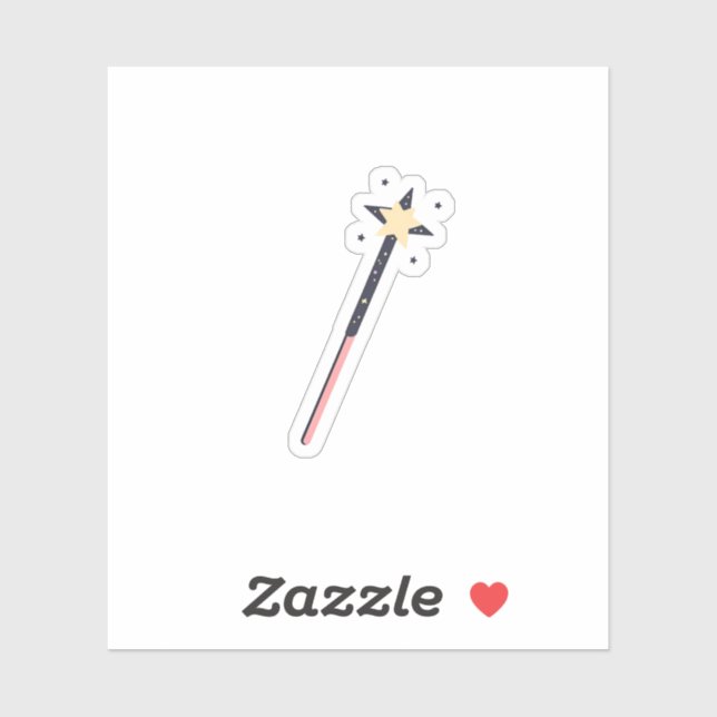 Magic Wand Star Sticker (Sheet)