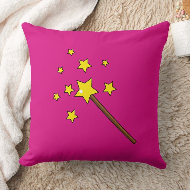 Magic Wand Throw Pillow (Blanket)