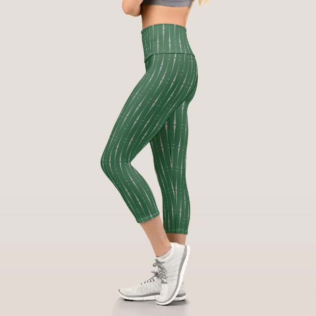 Magic Wands High Waisted Capri Leggings (Left)