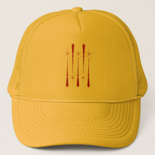 Magic Wands (Red) Trucker Hat (12 colors)