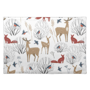Magic Winter Wonderland Cloth Placemat