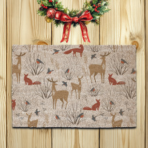 Magic Winter Wonderland Fiber Doormat