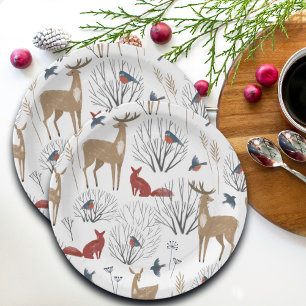 Magic Winter Wonderland Paper Plates