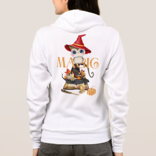 Magic Witch Owl Fall Themed Hoodie