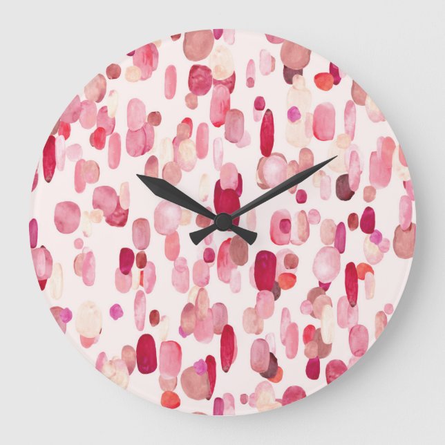 Magic witch, vintage seamless pattern. large clock (Front)