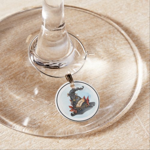 Magic Witches Hat Halloween Wine Charm