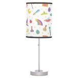 Magic Wizard Fairy Tale Elements Nursery White Table Lamp at Zazzle