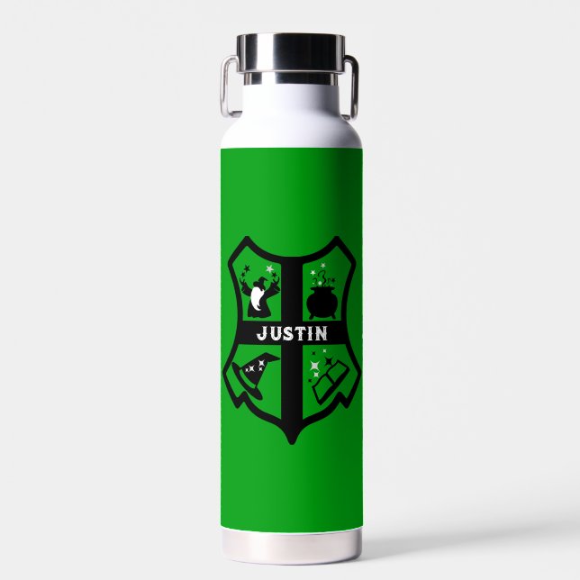 Magic Wizard Gift Water Bottle (Front)