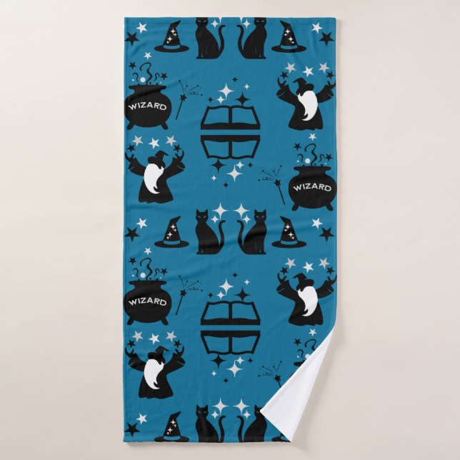 Magic Wizard Home Decor Bath Towel (Bath Towel)