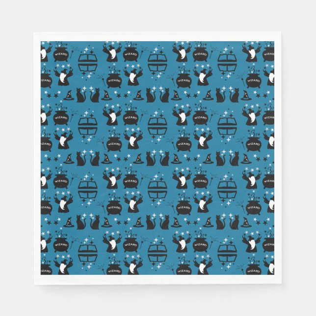 Magic Wizard Home Decor Napkins (Front)
