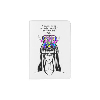 Magic woman hypnosis palmistry passport holder