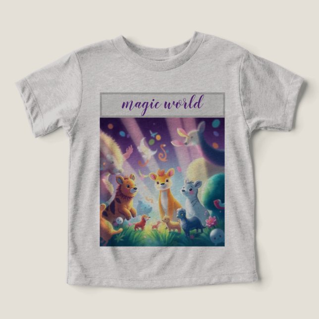 magic world toddler t-shirt (Design Front)