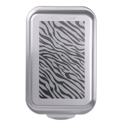 Magic Zebra Stripes Click to Customize Grey Color Cake Pan