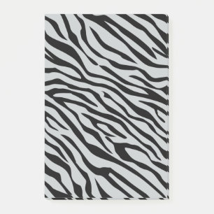 Magic Zebra Stripes Click to Customize Grey Color Post-it Notes
