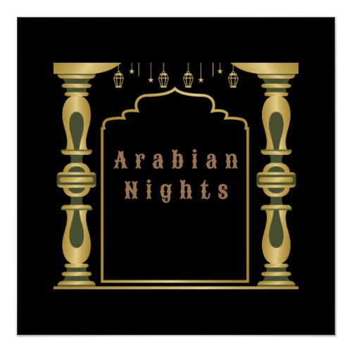 Magical 1001 Arabian Nights Scheherazade Poster