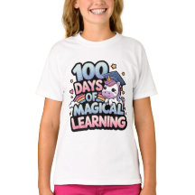 Magical 100th Day of School - Unicorn and Rainbow