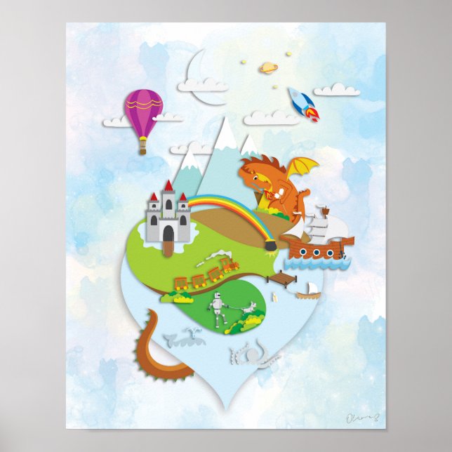 Magical Adventure Island Poster (no Text) (Front)