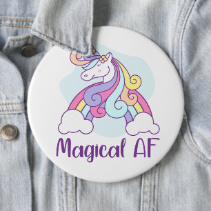Magical AF   Unicorn Button