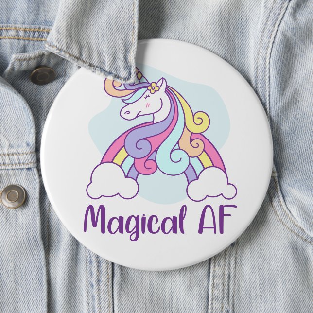 Magical AF | Unicorn Button (In Situ)