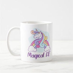 Magical AF   Unicorn Coffee Mug