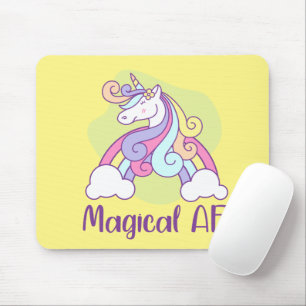 Magical AF Unicorn Mouse Pad
