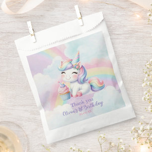 Magical and cute Unicorn Birthday Party Favor Bag