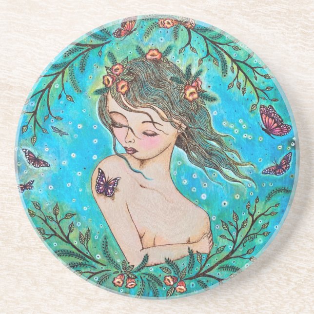 Magical and Ethereall Sandstone Coaster (Front)