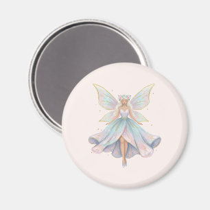 Magical Angel Fairy Pastel Colors Magnet