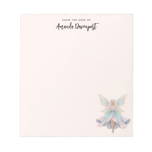 Magical Angel Fairy Pastel Colors Notepad