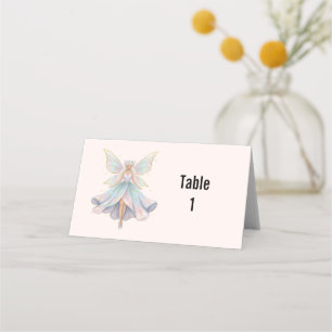 Magical Angel Fairy Pastel Colors Place Card