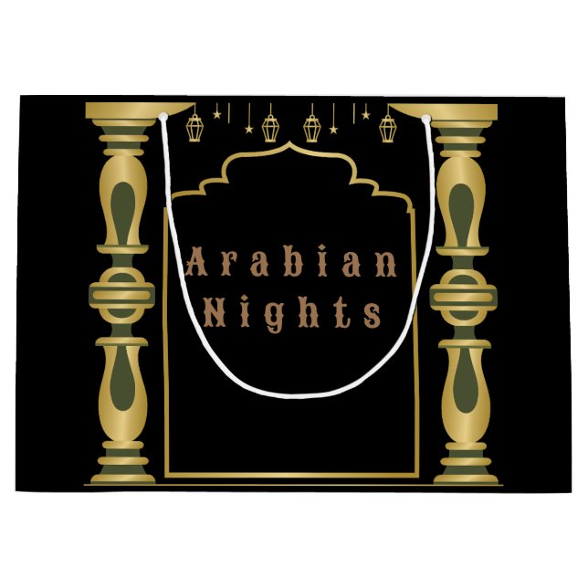Magical Arabian Nights Large Gift Bag (Front)