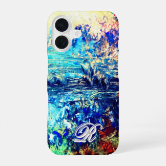 magical artistic ethereal Abstract Monogram iPhone 16 Case