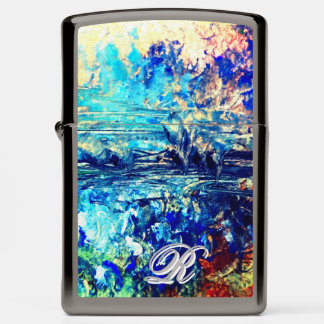magical artistic ethereal Abstract Monogram Zippo Lighter