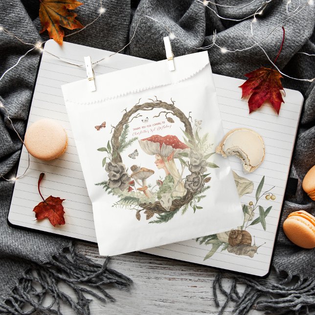 Magical Autumn Forest Fairy | Birthday Favor Bag (Creator Uploaded)
