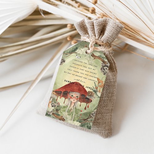 Magical Autumn Forest Fairy  Birthday Gift Tags