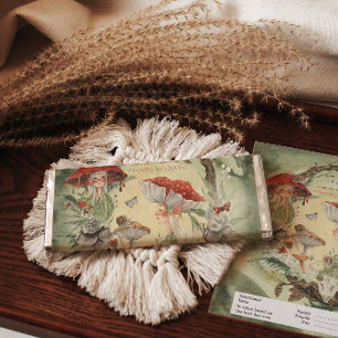 Magical Autumn Forest Fairy Birthday Hershey Bar Favors