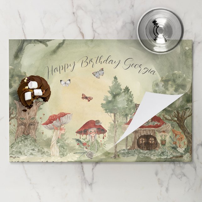 Magical Autumn Forest Fairy | Birthday Placemat (Creator Uploaded)