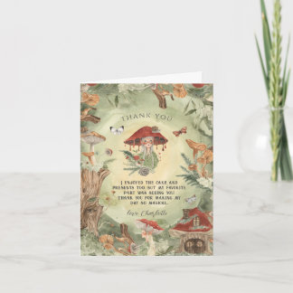 Magical Autumn Forest Fairy | Thank You Card
