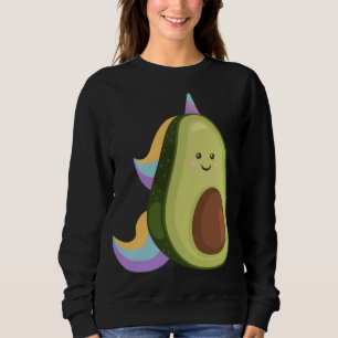 Magical Avocado Unicorn Funny Vegan Food Sweatshirt