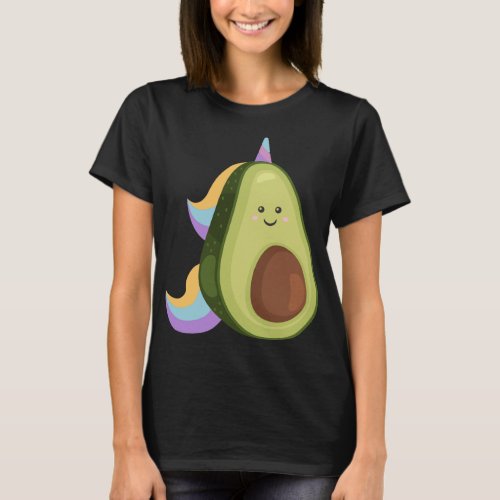 Magical Avocado Unicorn Funny Vegan Food T_Shirt